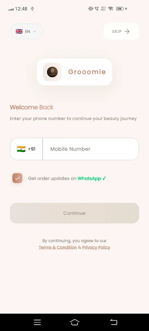 Grooomie-User Screenshot 1