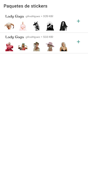 WAStickerApps - Lady Gaga Stic Screenshot 2