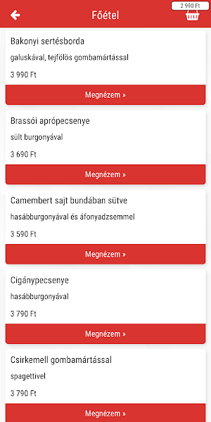 Oázis Étterem Screenshot 3