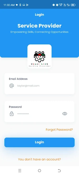 Ujuzi Link Service Providers Screenshot 3