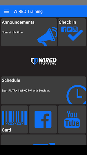 WIRED Training Screenshot 1