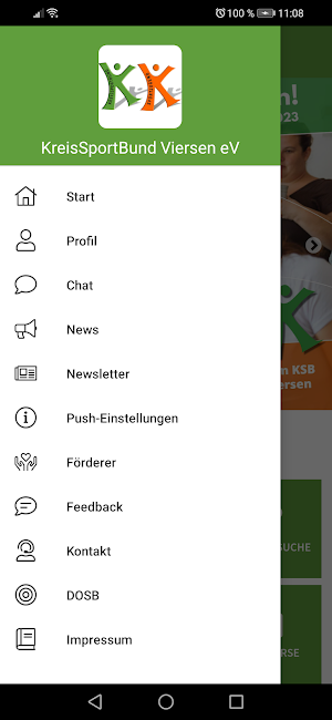 KreisSportBund Viersen e.V. Screenshot 2