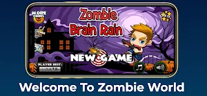 Zombie Brain Rain - Zombie Run Screenshot 0
