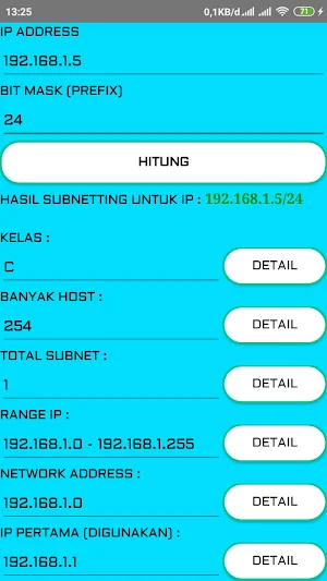 SUBNETTING Screenshot 3
