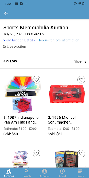 Ripley Auctions Live Bidding Screenshot 1