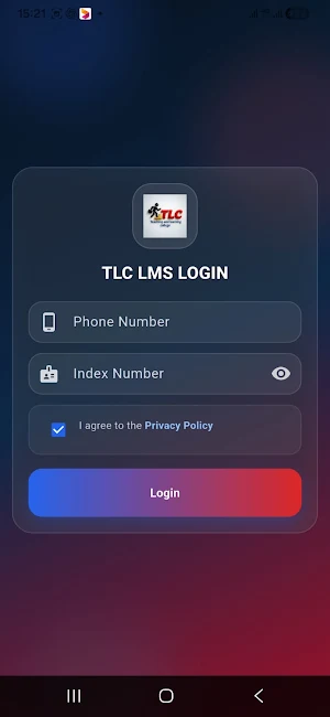 TLC LMS – Learning App Screenshot 1