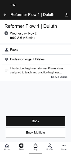 Endeavor Yoga + Pilates Screenshot 2