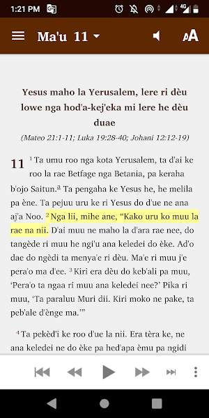 Sabu Bible App Screenshot 3