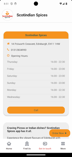 Scotindian Spices Edinburgh Screenshot 2