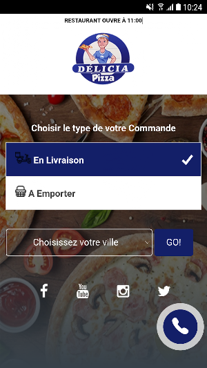 Delicia Pizza Screenshot 0