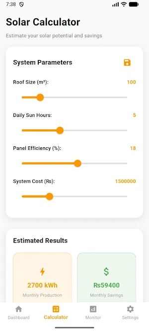 Solar Energy Pro Screenshot 2