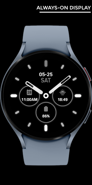 Nighty Analog 15 - watch face Screenshot 2
