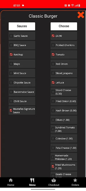 Mustaffas Takeaway Screenshot 1