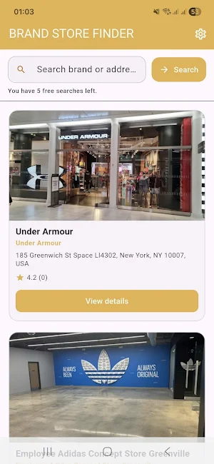 BrandStores: Nearby Shopping Screenshot 2