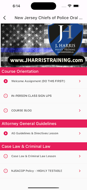 J.Harris Police Training Screenshot 0
