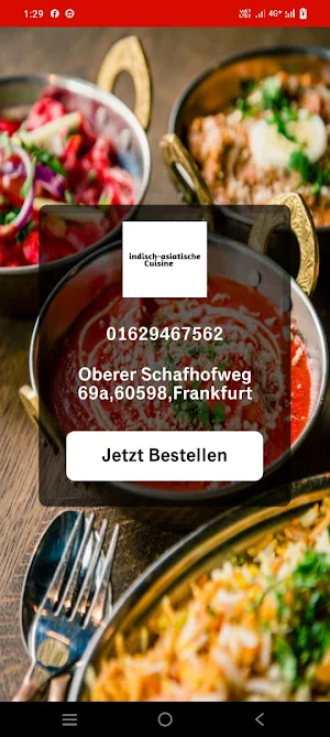 Indisch Asiatische Cuisine Screenshot 0