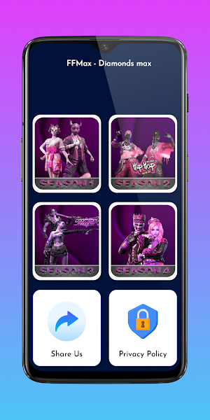 FFF DIAMONDS SKIN TOOL PRO Screenshot 1