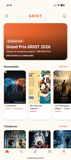 GRIOT — Littérature africaine Screenshot 3