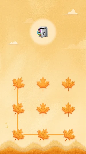 AppLock Theme Maple Leaf Screenshot 0