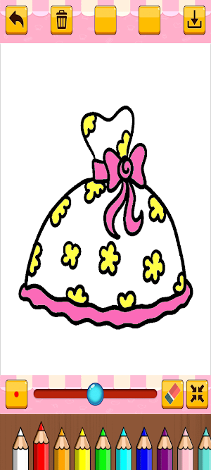 Coloring Wedding Dress Screenshot 3