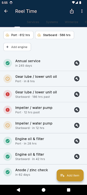 BoatLog: Boat Maintenance Log Screenshot 2