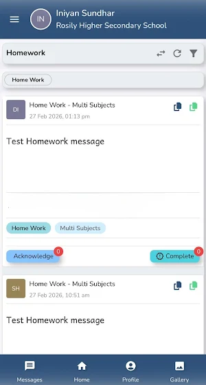 Rosily Higher Secondary School Screenshot 2