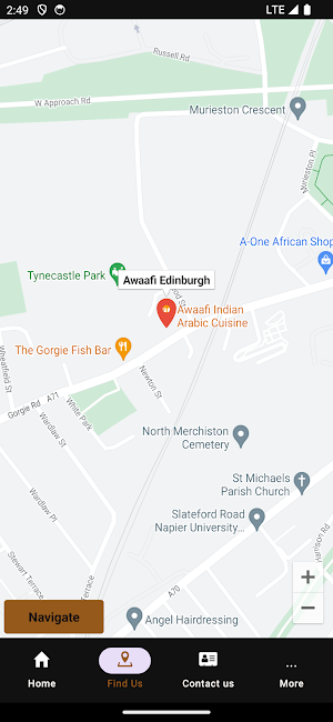 Awaafi Restaurant Edinburgh screenshot 2