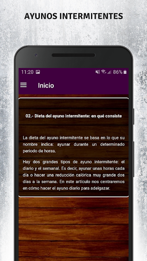 Ayunos Intermitentes Screenshot 3
