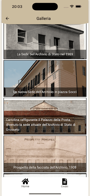 Grosseto Archivio di Stato LIS Screenshot 3