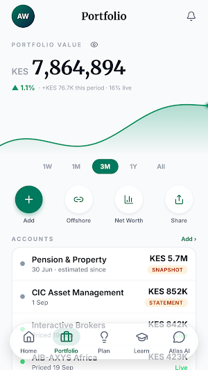 Wealth Atlas: Invest & Grow Screenshot 1