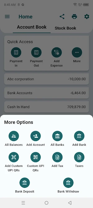 Stock And Account Book | POS Screenshot 2