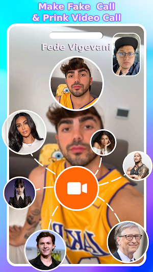 Fede Vigevani Fake Video Call Screenshot 1