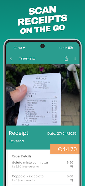 Travel Expense Tracker Screenshot 2