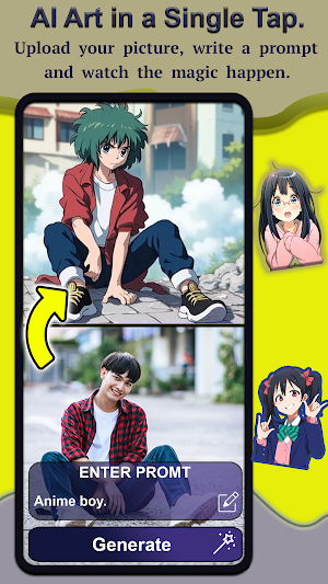 AI Anime Filter-Photo to Anime Screenshot 1