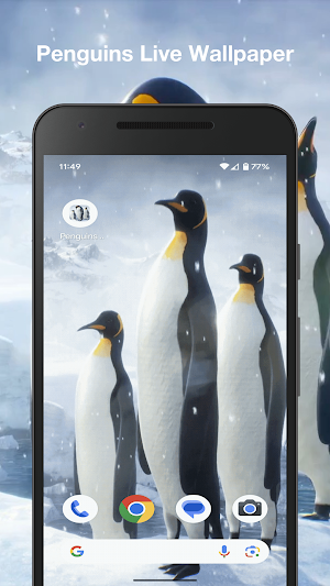 Penguins Live Wallpaper Screenshot 3