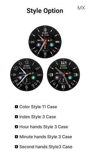 MIMIX MX X2 Classic Watchface Screenshot 3