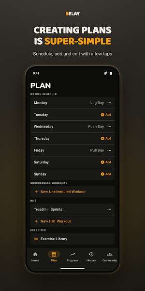 Belay: Strength Tracker Screenshot 2