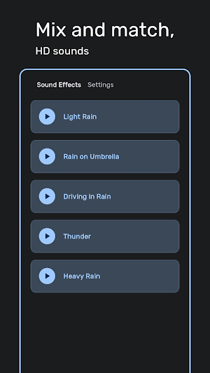 Serenity Sounds - Rain Sounds Screenshot 0