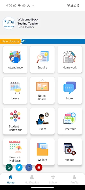 Apna School - Teacher App Screenshot 1
