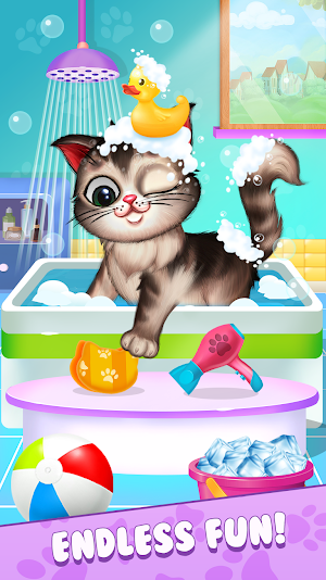 Talking Cat: Cute Kitty Playtime Games Screenshot 1