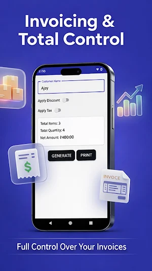 Invoizo - POS Billing & Khata Screenshot 2