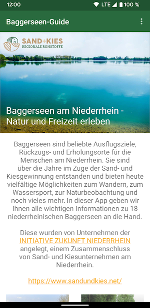 Baggerseen-Guide Niederrhein Screenshot 0