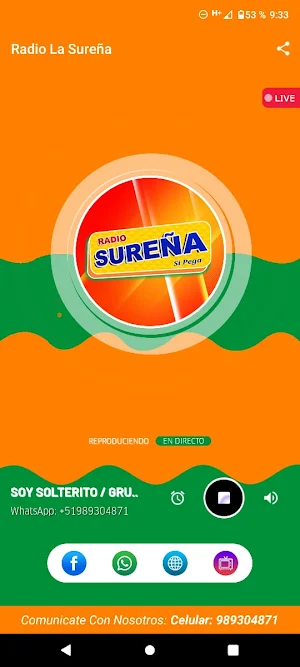 Radio La Sureña Si Pega Screenshot 1