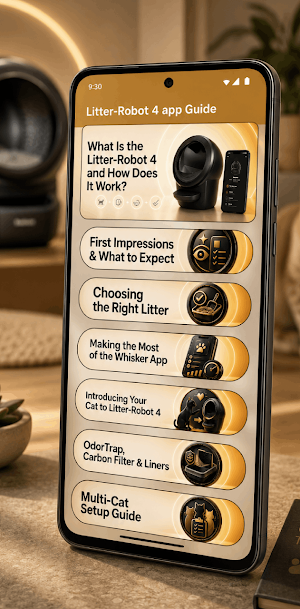 Litter-Robot 4 app Guide Screenshot 1