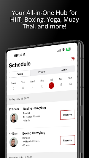 10 Hands Fitness Screenshot 3