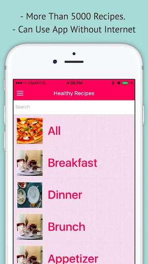 Healthy Recipes Screenshot 0
