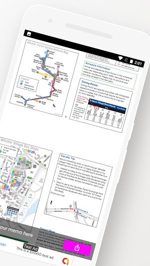Whistler Bus Map Travel Guide Screenshot 1