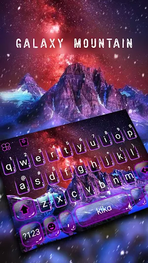 Galaxy Volcano Mountain Keyboa Screenshot 0