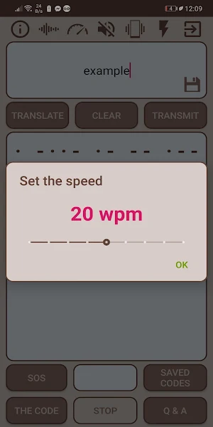 Morse Code - BeepFlashVibrate Screenshot 3