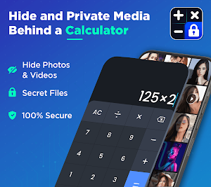 Calculator - Hide Photo, Video Screenshot 0